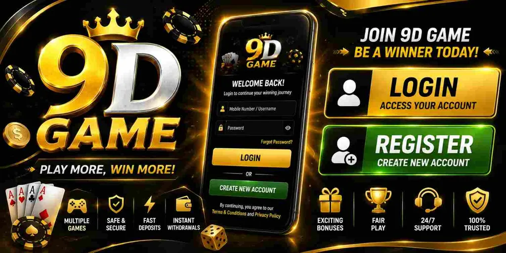 9D Gsme Login and Register